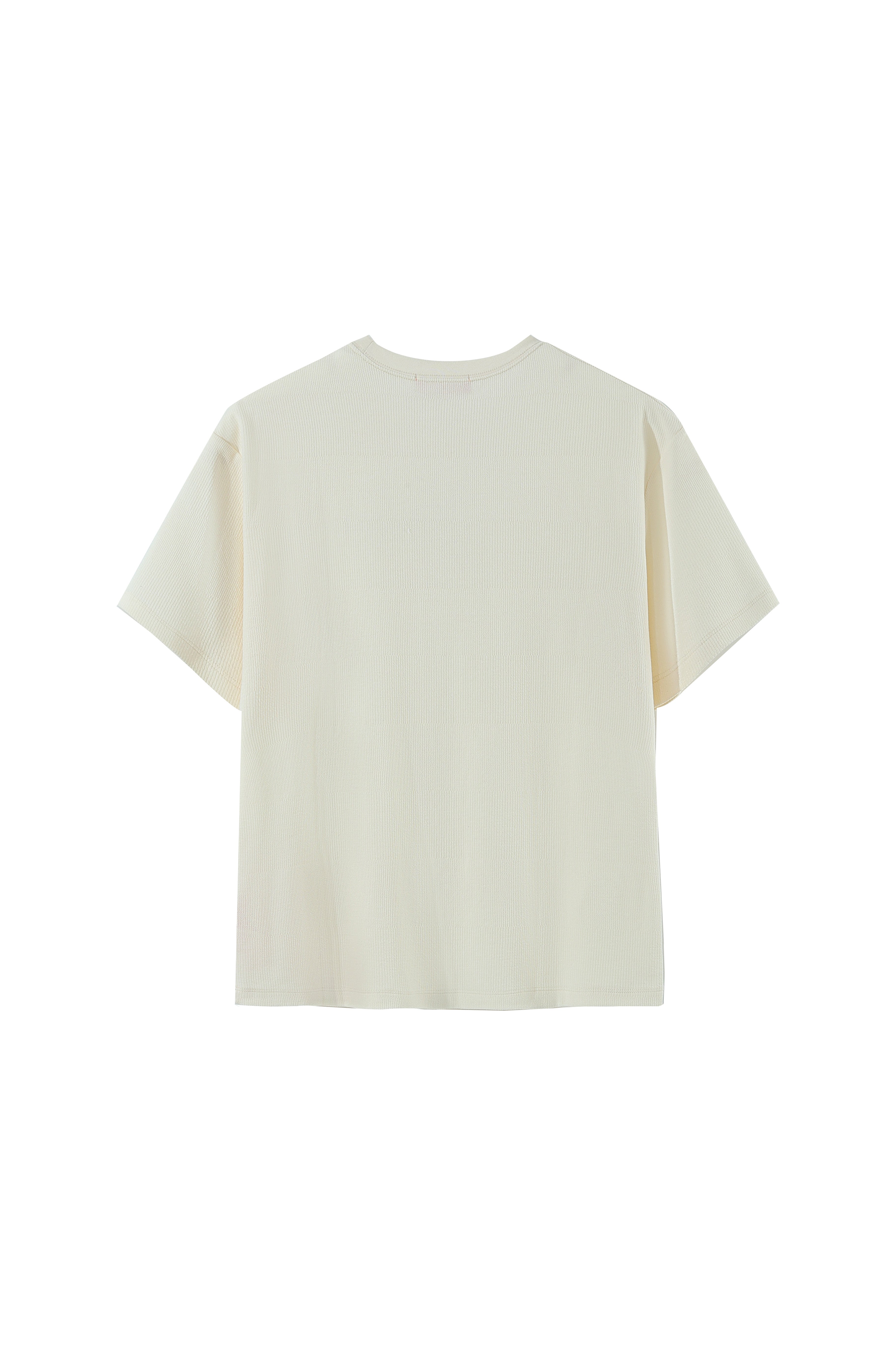 LERROI CREAM MIX FABR T-SHIRT CREAM