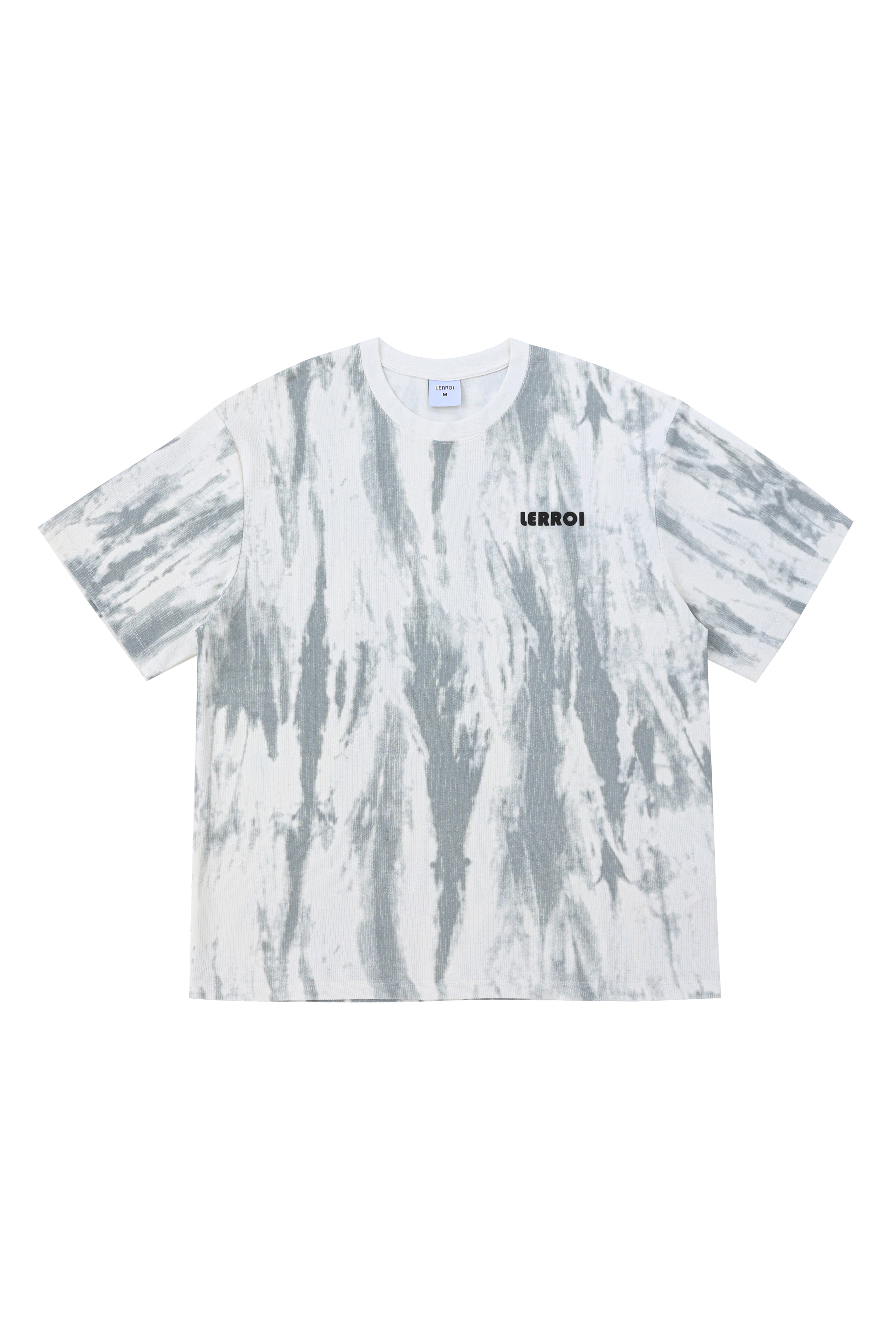 LERROI WHITE BLU LOGO PRINT T-SHIRT WHITE