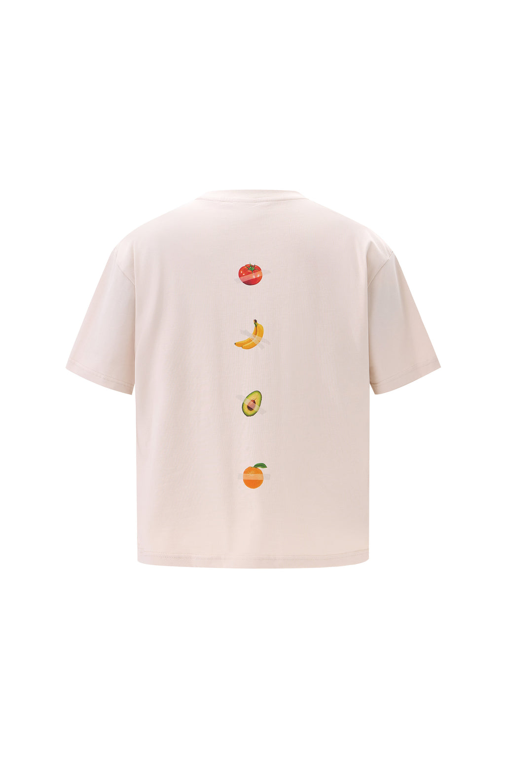 LERROI KHAKI FRUIT PRINT T-SHIRT KHAKI
