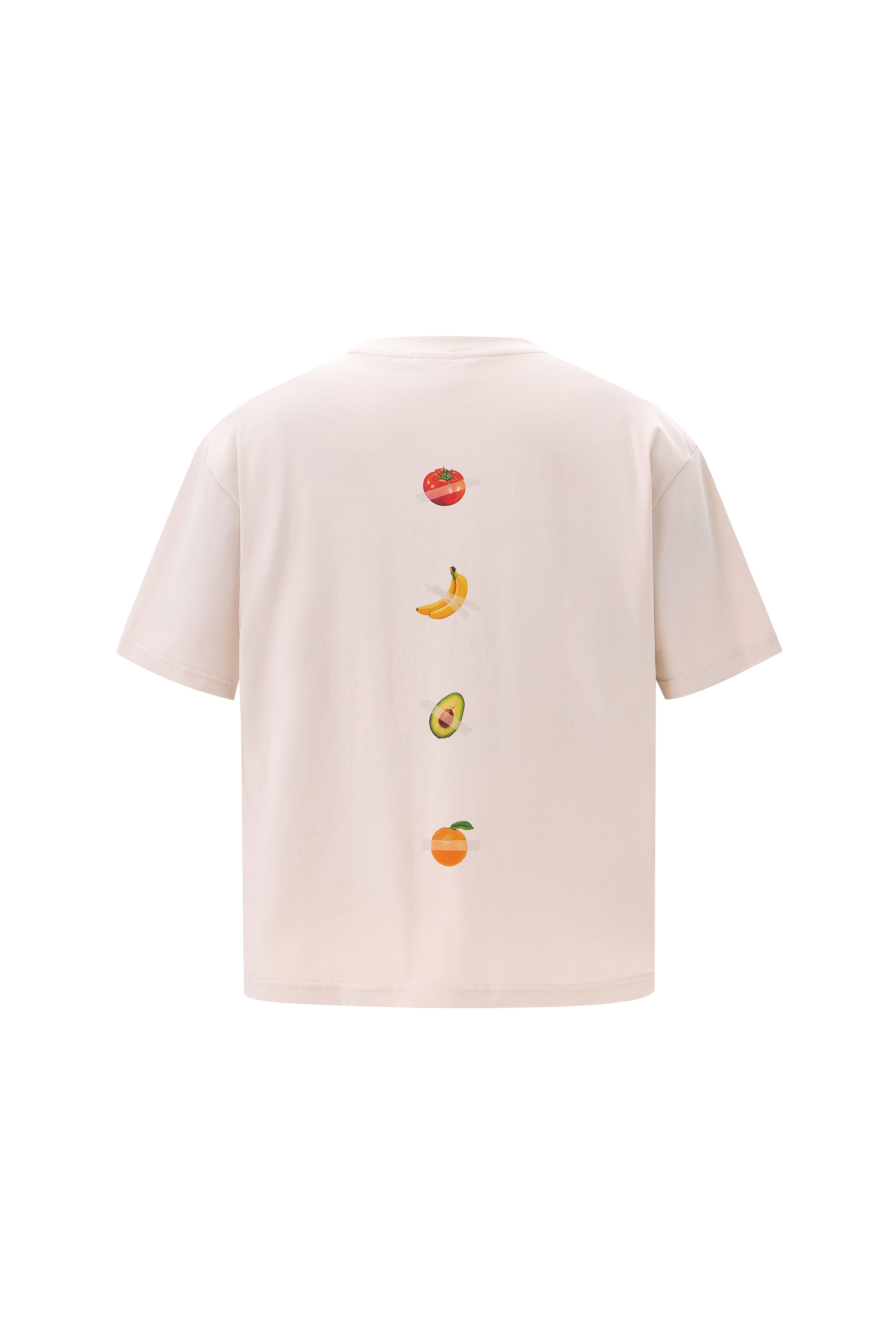 LERROI KHAKI FRUIT PRINT T-SHIRT KHAKI