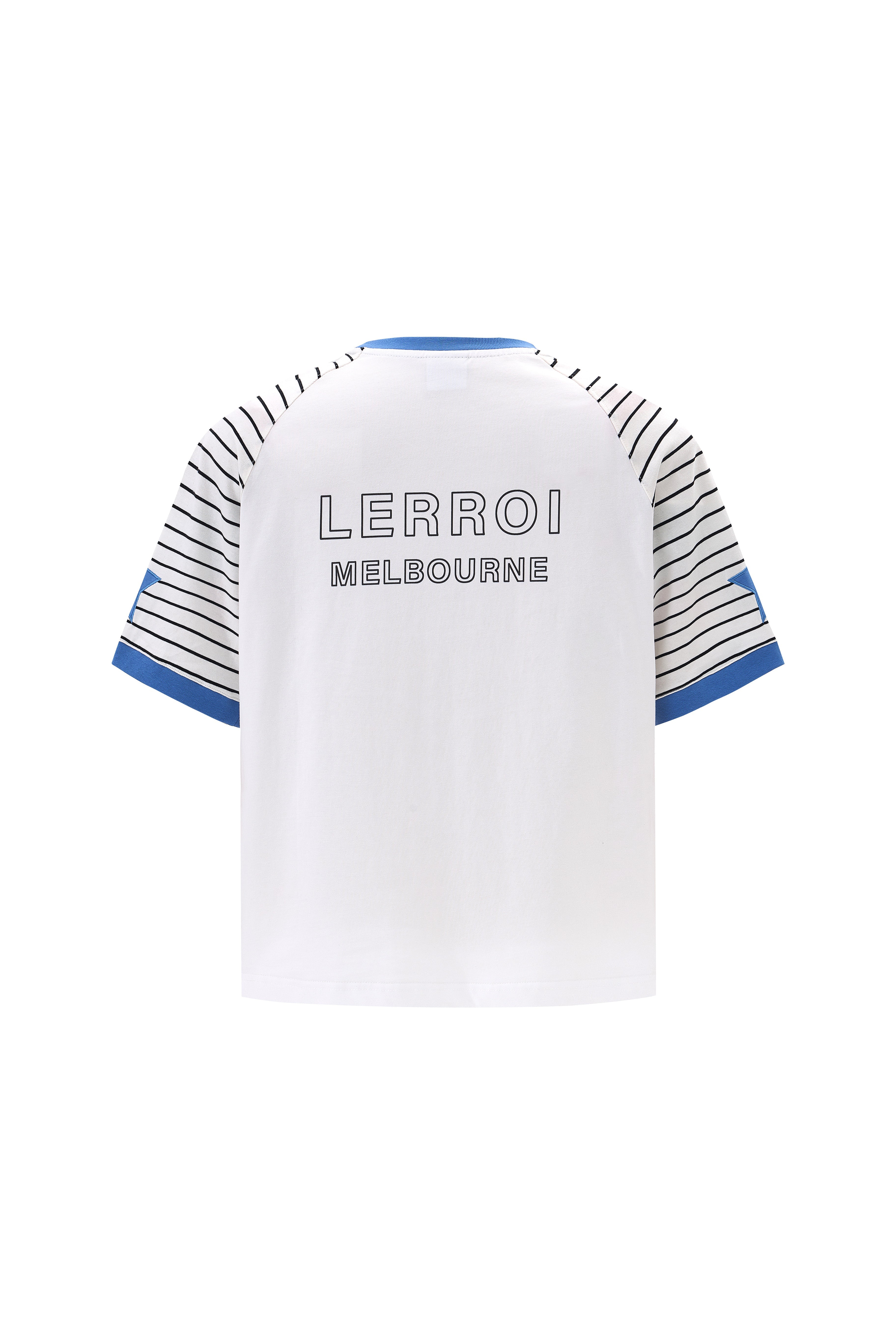 LERROI WHITE PATCHWORK STAR BUNNY T-SHIRT WHITE