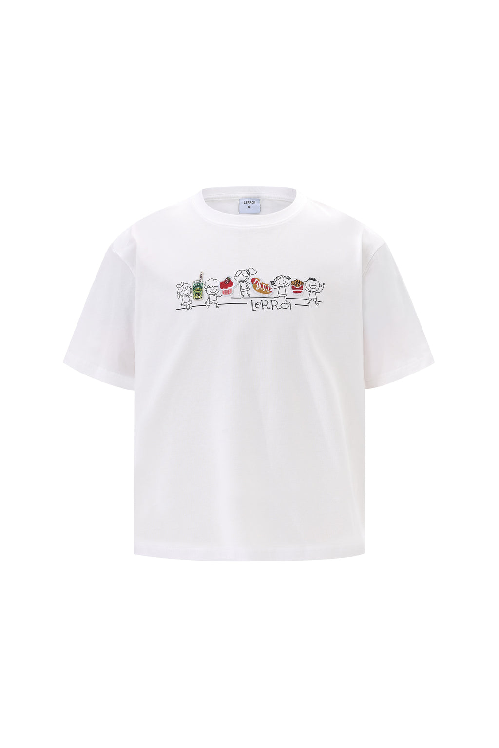 LERROI KHAKI SNACK EMBRO T-SHIRT KHAKI
