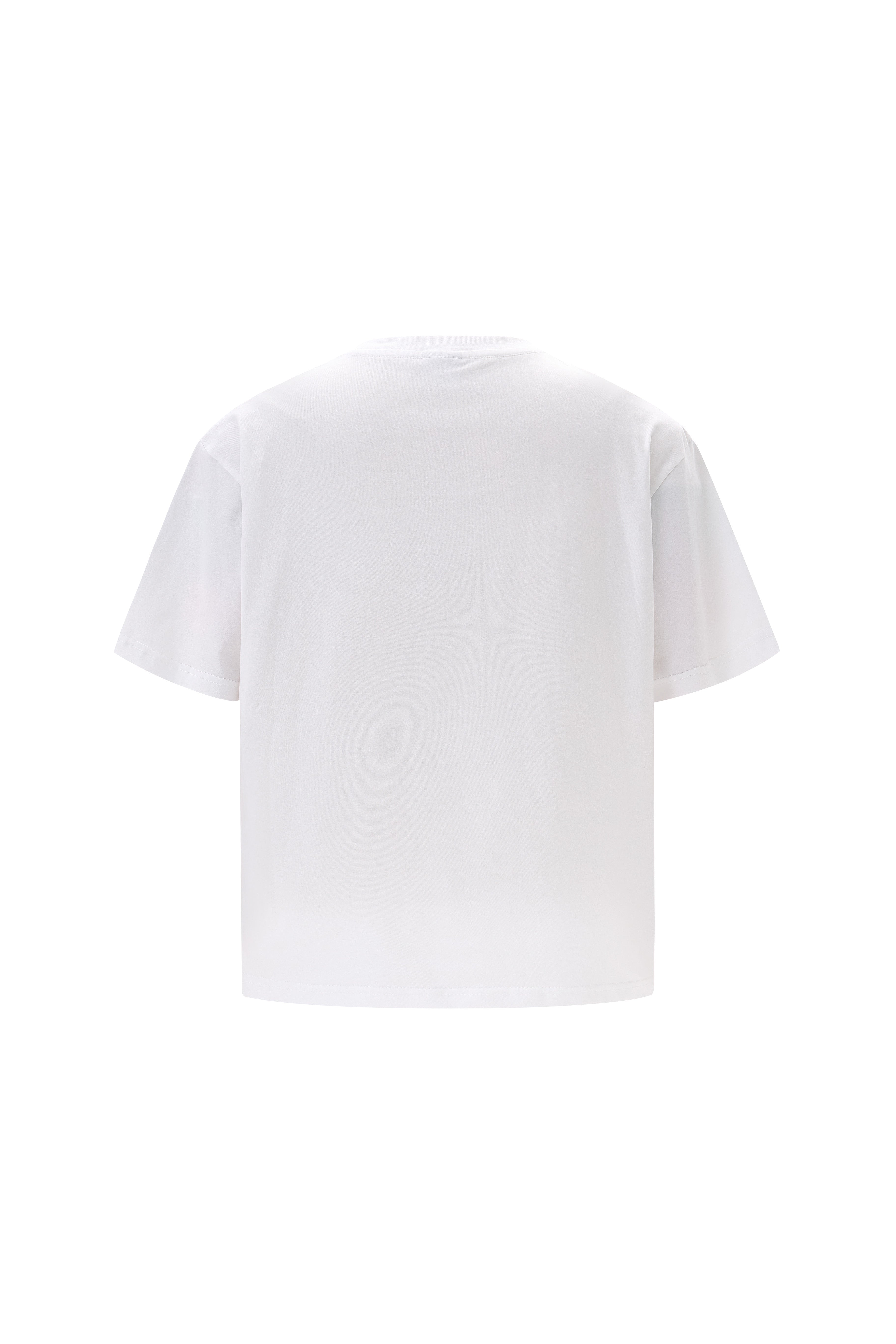LERROI WHITE BLURRY BEAR TEE WHITE