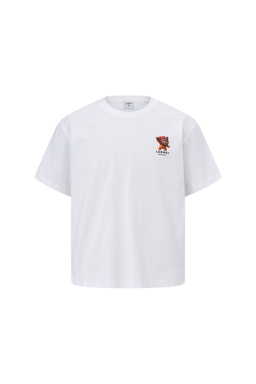 LERROI WHITE FOOTBALL LION T-SHIRT WHITE
