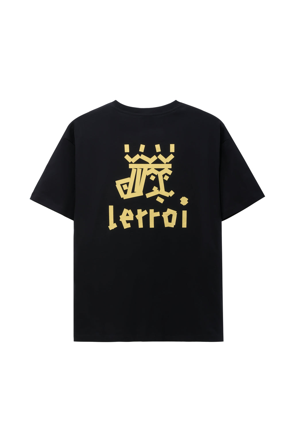 LERROI BLACK WORD TAPE T-SHIRT BLACK